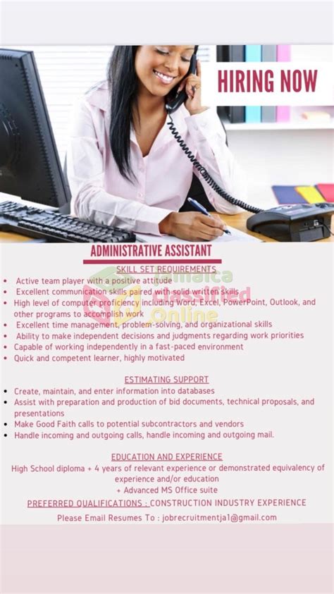 Vacancy for the post of Executive Secretary at Liberia Revenue .